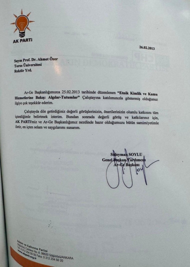 Süleyman Soylu'nun Ahmet Özer'e 'teşekkür mektubu' ortaya çıktı! 'Özür dileriz' diyerek yanıt verdi… - Resim : 1