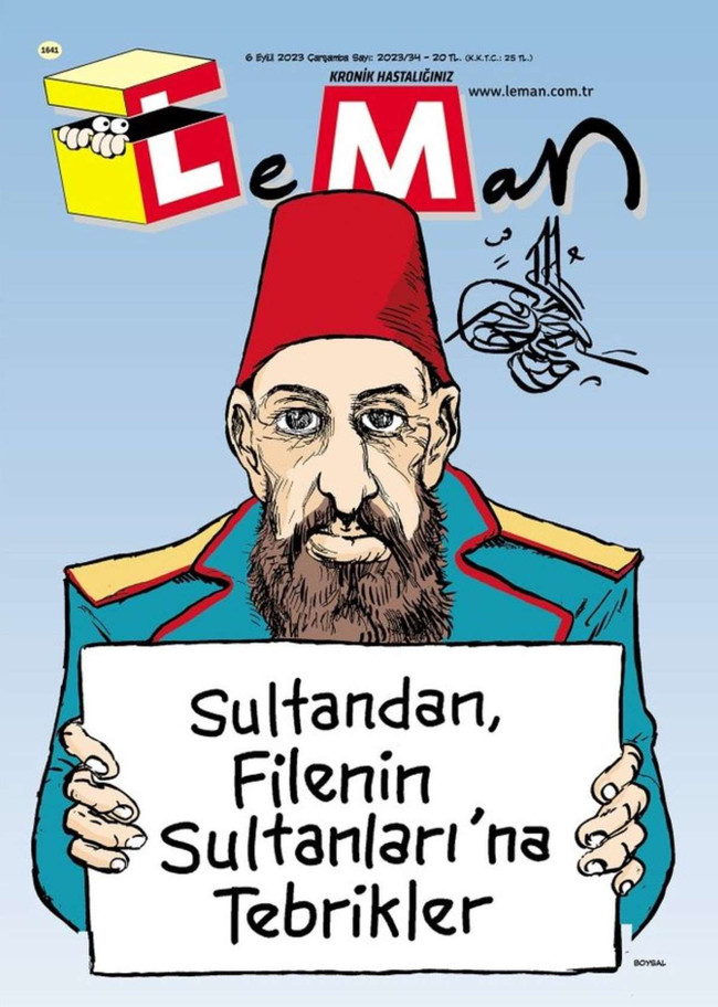 LeMan'dan 'Abdülhamid' göndermeli Filenin Sultanları kapağı - Resim : 1