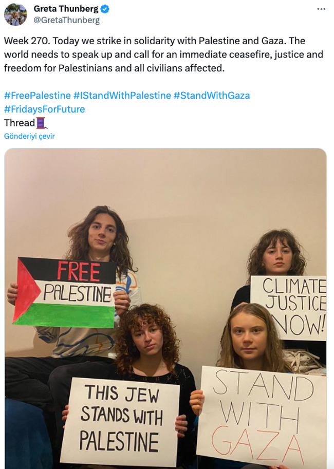 İsrail, Greta Thunberg’i müfredattan siliyor! Gazze’ye destek vermişti… - Resim : 1