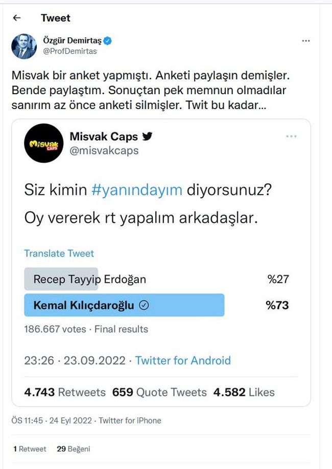 Misvak dergisi cumhurbaşkanlığı seçim anketi yaptı, sonra da sildi! "Kimin yanındasınız?" - Resim : 3