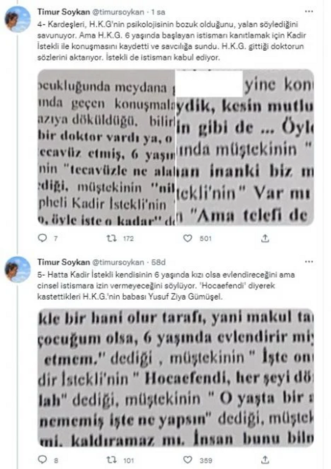 Timur Soykan iddianameden bölümler paylaşarak yanıt verdi! "Kadir İstekli de istismarı kabul ediyor" - Resim : 6