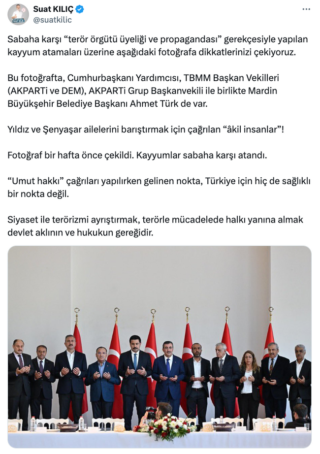 Yeniden Refah Partisi'nden kayyumlara tepki! 'Gelinen nokta hiç sağlıklı değil…' - Resim : 1