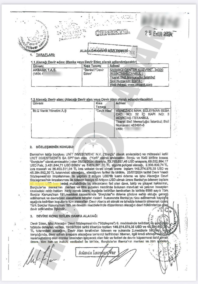Les Ottomans 1,8 milyara satılmış: İşte satış belgesi! 3,2 milyarlık teklif formalite mi? - Resim : 2
