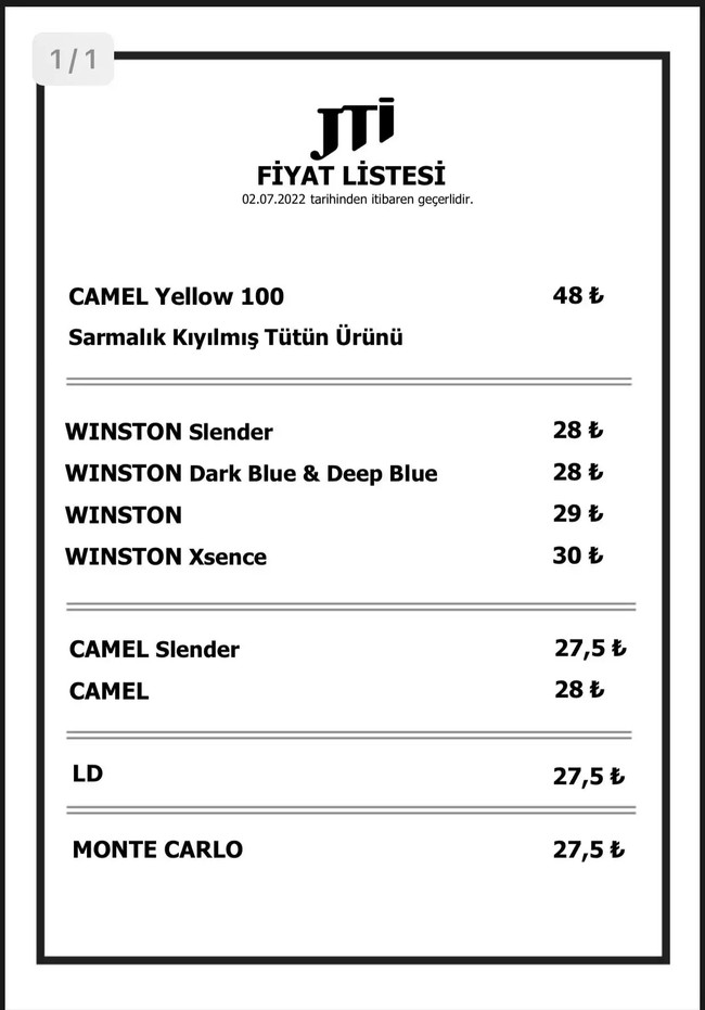 Sigaraya bir zam daha geldi! - Resim : 1