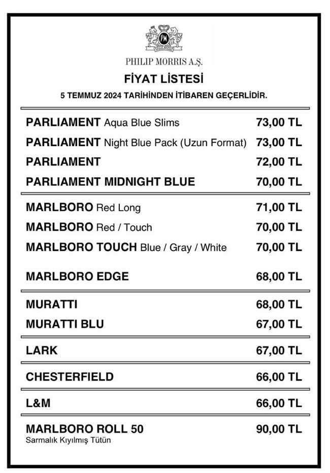 Bir sigara grubuna daha zam geldi! - Resim : 1