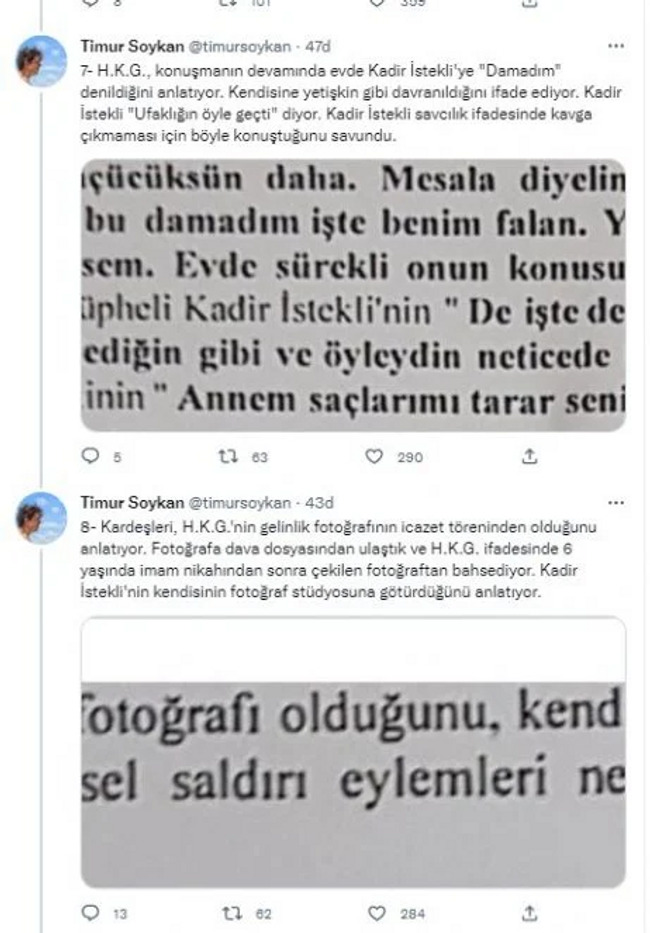 Timur Soykan iddianameden bölümler paylaşarak yanıt verdi! "Kadir İstekli de istismarı kabul ediyor" - Resim : 7