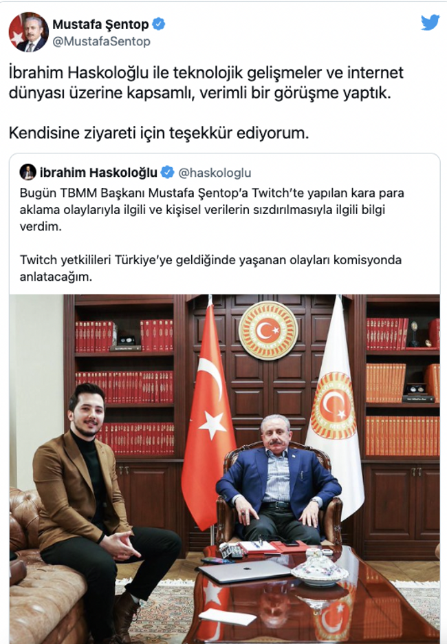 TBMM Başkanı Şentop Twitter'da 'Cumhur Frankfurt'la kapıştı: "Terbiyesizlik yapma" - Resim : 3