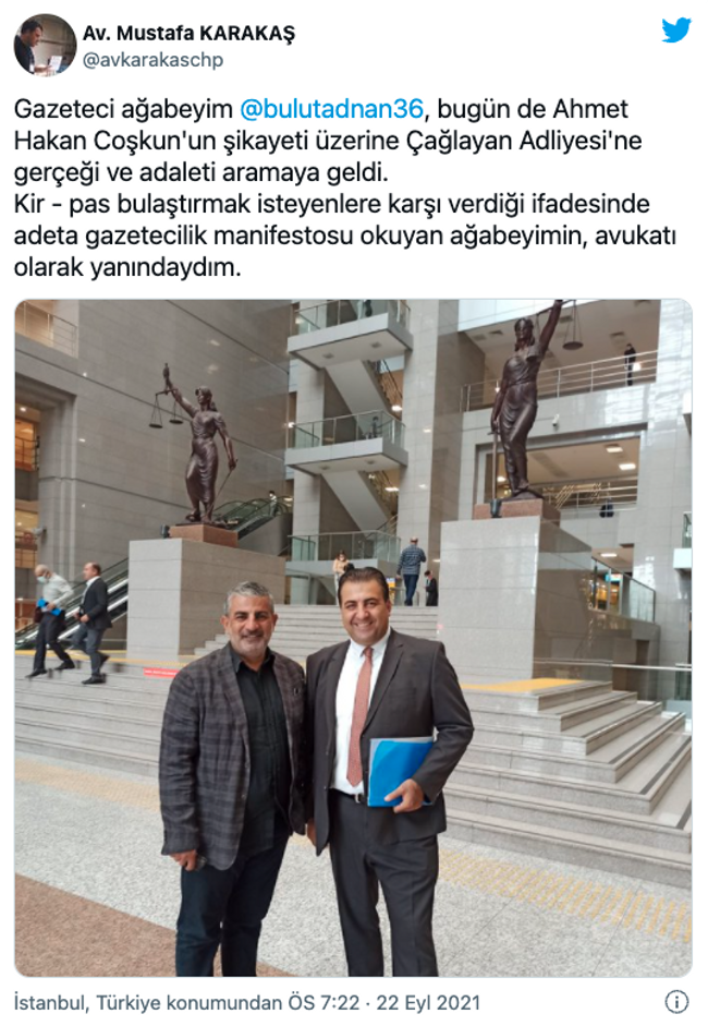 Ahmet Hakan, gazeteci Adnan Bulut’u savcılığa şikayet etti! - Resim : 1