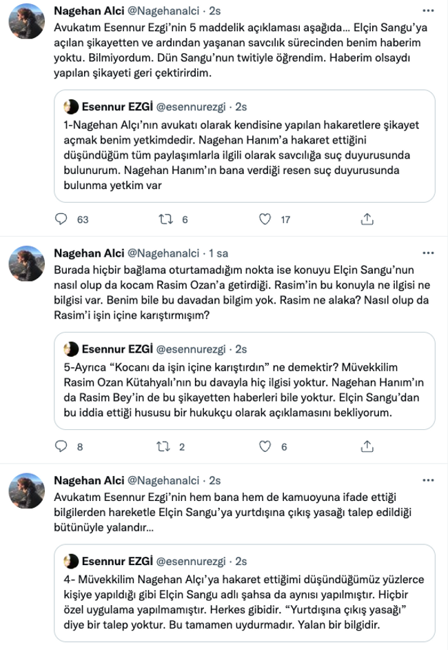 Nagehan Alçı, Elçin Sangu sessizliğini bozdu! ‘Bütünüyle yalan…’ - Resim : 1