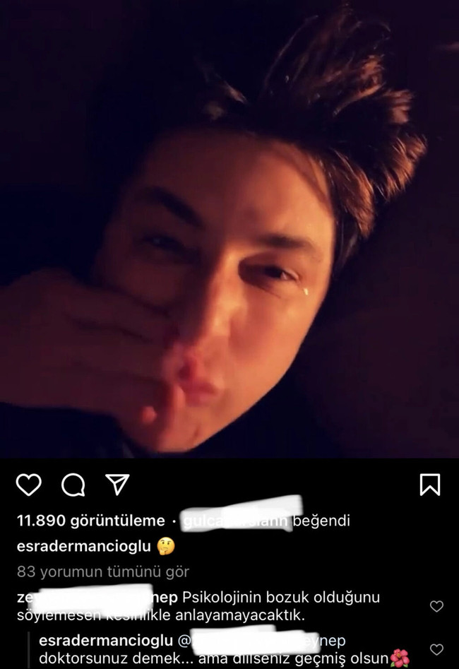 Esra Dermancıoğlu'ndan takipçisine olay cevap! "Benim ağzıma s..çsınlar" - Resim : 1