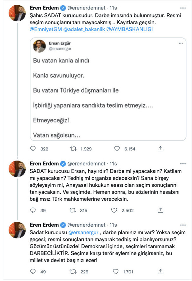CHP'den SADAT yöneticisine tepki: Darbe mi yapacaksın, katliam mı yapacaksın? - Resim : 1