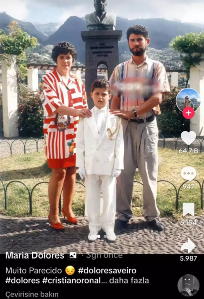 Ronaldo'nun annesinden 'Mahsun Karaca' paylaşımı! Sosyal medyada ortalık yıkıldı - Resim : 1