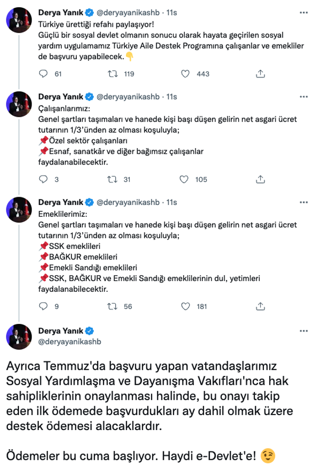 Çalışanlar ve emekliler de başvurabilecek! ‘Ödemeler başlıyor, haydi e-devlet’e…’ - Resim : 1