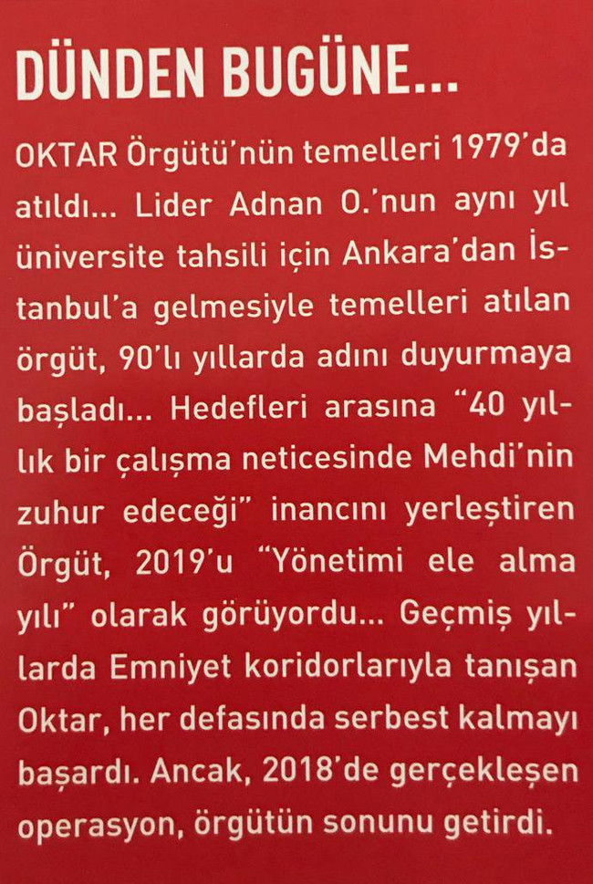 Adnan Oktar bu yıl mehdiliğini ilan edecekmiş! - Resim : 1