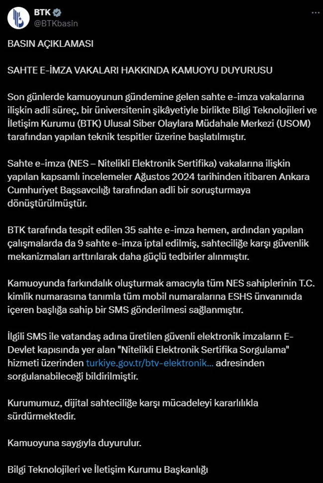 'Sahte diploma' skandalında flaş gelişme! İşte iptal edilen e-imza sayısı - Resim : 1