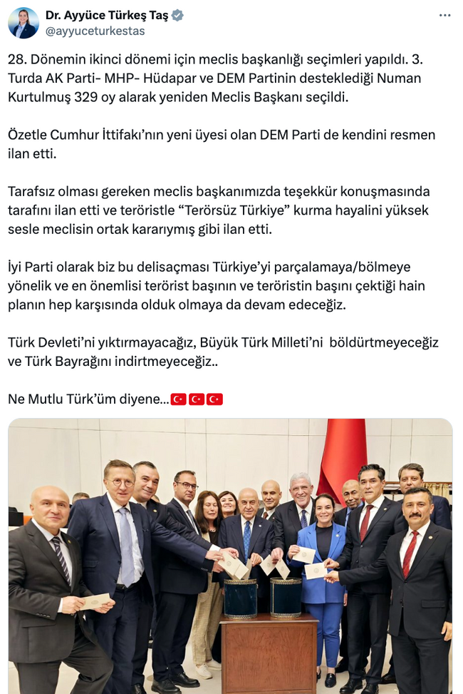Meclis Başkanlığı seçiminde DEM Parti detayı! Üçüncü turda… - Resim : 2