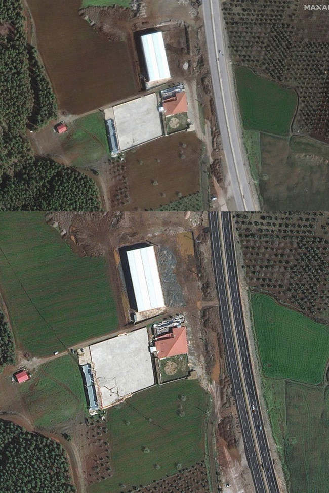 Deprem felaketinin korkun&ccedil; boyutu uydudan b&ouml;yle g&ouml;r&uuml;nt&uuml;lendi - Resim : 1