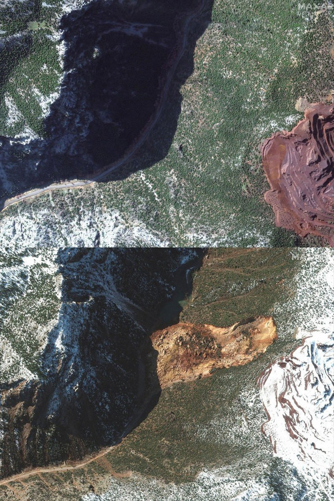 Deprem felaketinin korkun&ccedil; boyutu uydudan b&ouml;yle g&ouml;r&uuml;nt&uuml;lendi - Resim : 4