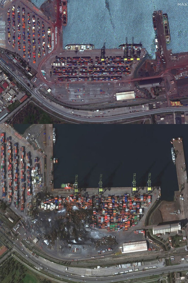 Deprem felaketinin korkun&ccedil; boyutu uydudan b&ouml;yle g&ouml;r&uuml;nt&uuml;lendi - Resim : 3