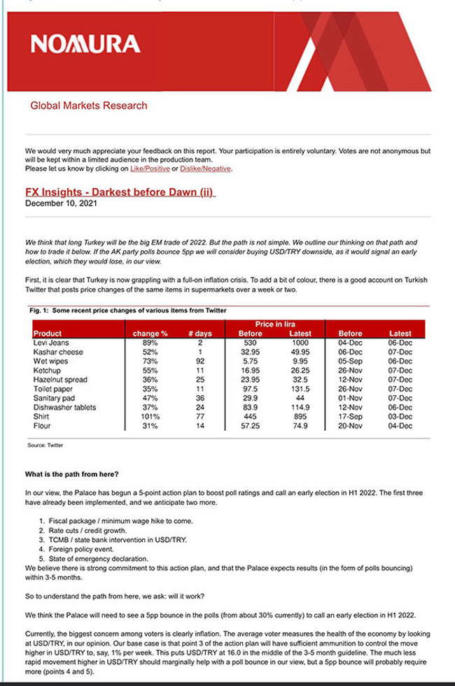 Japon Bankası Nomura, Erdoğan'ın planını açıkladı: Erken seçimin tarihini verdiler - Resim : 1