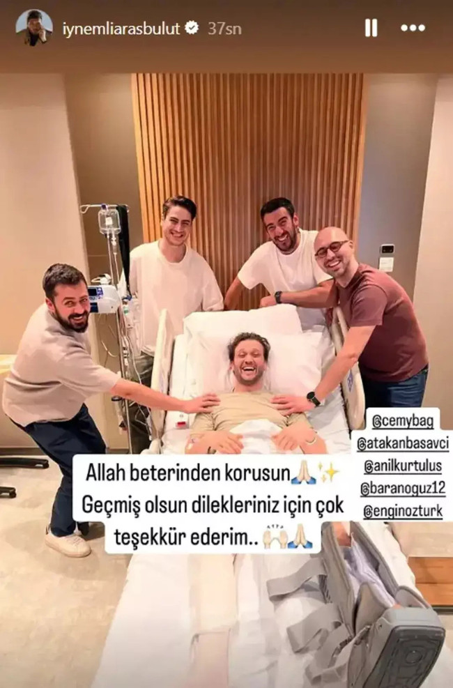 Ayağı kırılan Aras Bulut İynemli ameliyat oldu! İşte ilk kare... - Resim : 3