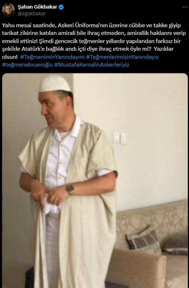 Şahan Gökbakar'dan Özgür Özel'e 'teğmenler' tepkisi! "Ana muhalefet minderi" - Resim : 2