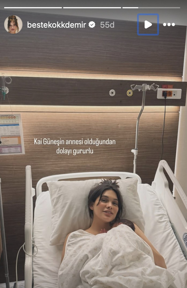 Beste Kökdemir’in bebeğine koyduğu isim olay oldu! Türkiye’de eşi benzeri yok! - Resim : 2