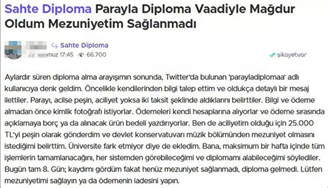 Sahte diploma 'mağdurları’ isyan etti: 100 bin vermeye hazırım, yeter ki... - Resim : 2