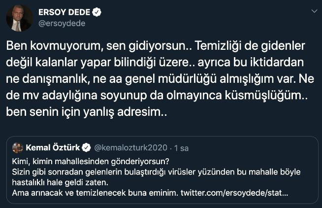 Ersoy Dede'den Kemal Öztürk'e virüs yanıtı!  Ben kovmuyorum, sen gidiyorsun! - Resim : 2