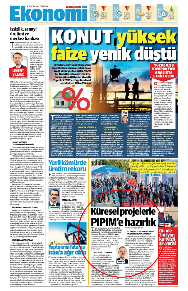 Yeni Şafak’tan caps kıvamında hata! MIPIM oldu PIPIM... (Medyaradar/Özel) - Resim : 1