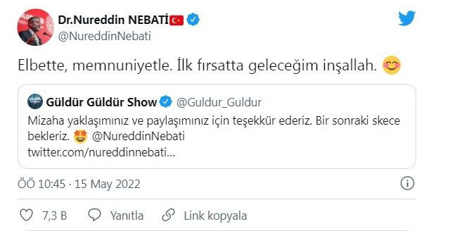 Günlerce konuşulmuştu: Güldür Güldür'de merakla beklenen Bakan Nebati skeci yayınlandı - Resim : 1