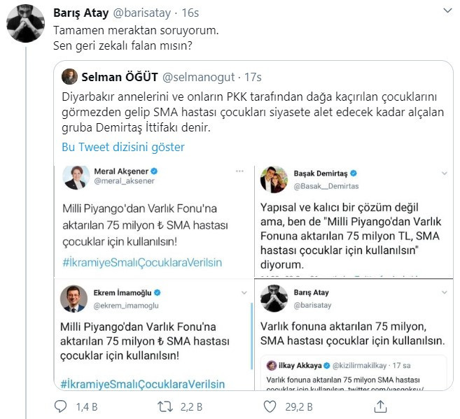 Barış Atay ile Selman Öğüt sosyal medyada kapıştı: "Tasmalı olan daha uslu duruyor" - Resim : 1