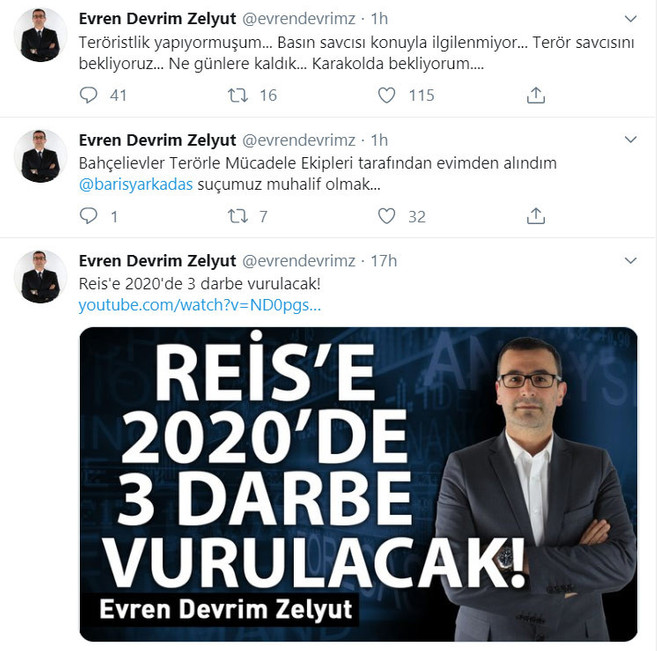 Aydınlık yazarına gözaltı! “Erdoğan’a 3 darbe vurulacak” demişti! - Resim : 1