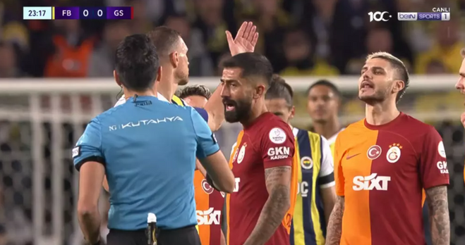Derbide tansiyon yükseldi, Icardi ile Edin Dzeko kafa kafaya geldi - Resim : 1