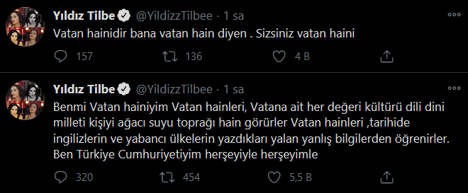 Yıldız Tilbe'den tartışma yaratan paylaşımlar! "Ben mi Vatan hainiyim?" - Resim : 2