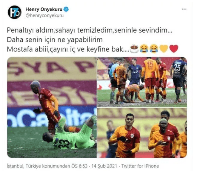 Onyekuru'dan flaş Mohamed paylaşımı! 'Çayını iç ve keyfine bak...' - Resim : 1