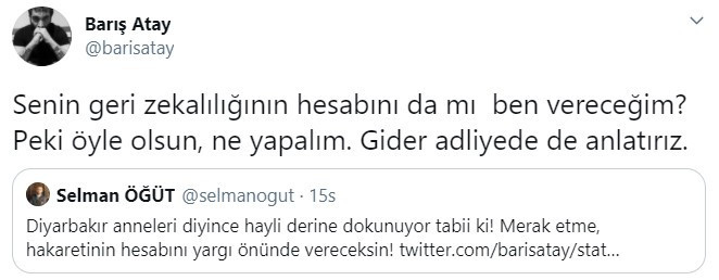 Barış Atay ile Selman Öğüt sosyal medyada kapıştı: "Tasmalı olan daha uslu duruyor" - Resim : 2