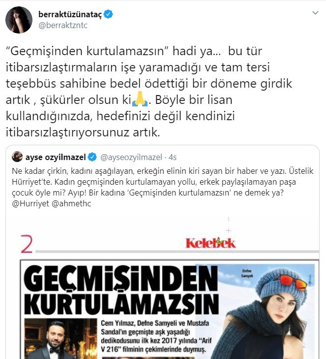Hürriyet yazarından kadınları ayağa kaldıran Defne Samyeli yazısı! - Resim : 5