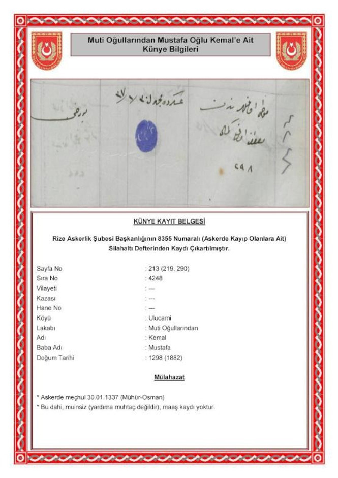 Cellat tartışması polemiğe dönüştü; AKP, Erdoğan’ın dedesinin belgesini paylaştı - Resim : 1