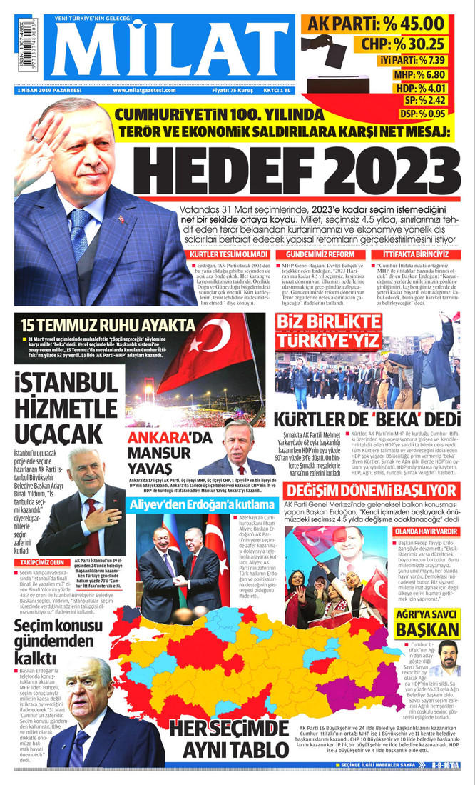 Gazeteler yerel seçimi hangi manşetlerle gördü? - Resim : 10