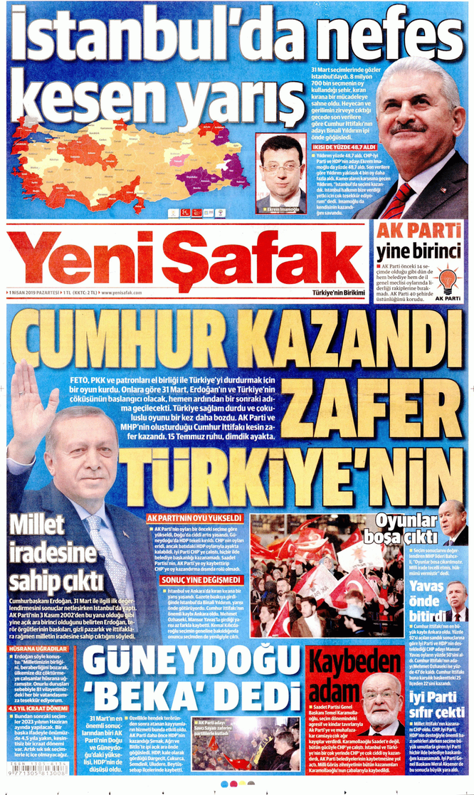 Gazeteler yerel seçimi hangi manşetlerle gördü? - Resim : 4