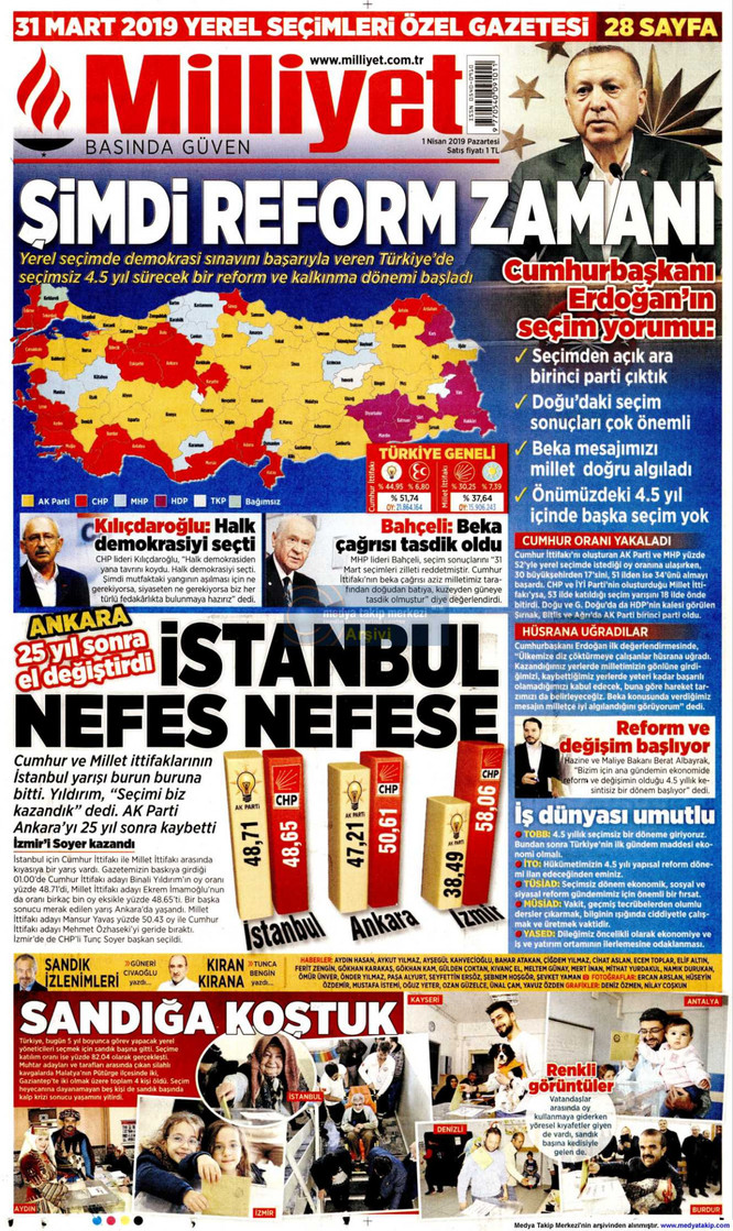 Gazeteler yerel seçimi hangi manşetlerle gördü? - Resim : 5
