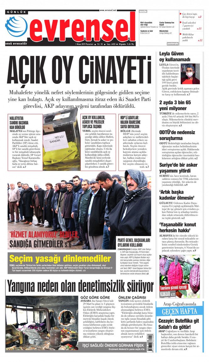 Gazeteler yerel seçimi hangi manşetlerle gördü? - Resim : 17