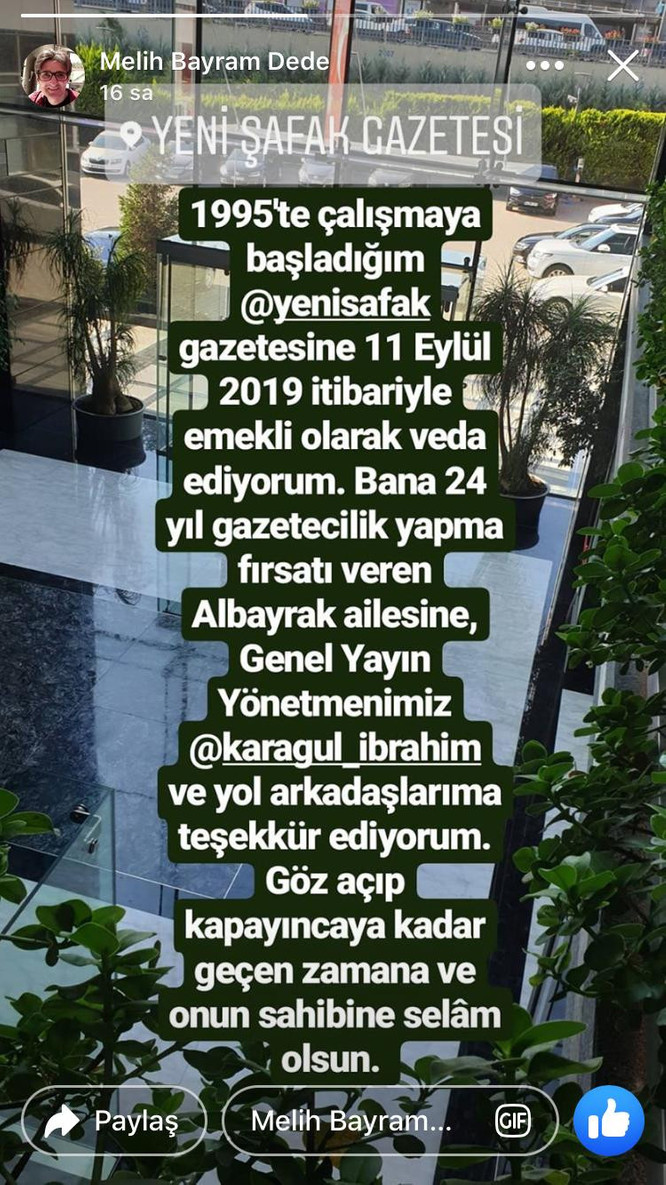 Yeni Şafak'ta şok etkisi yaratan ayrılık! Hangi usta isim veda etti? - Resim : 1