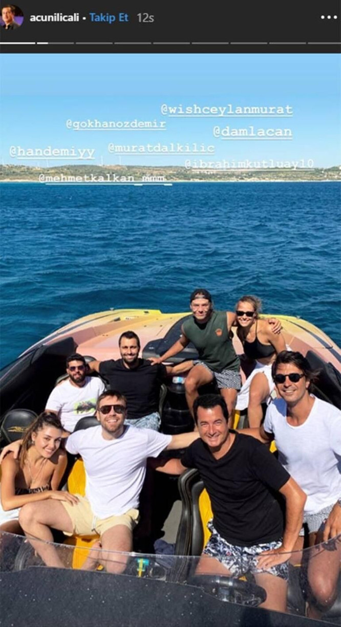 Acun Ilıcalı, ünlü isimleri teknesinde ağırladı - Resim : 1