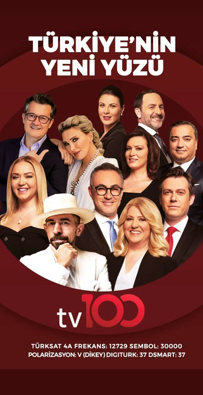 TV100'den ilk tanıtım afişi görücüye çıktı! İşte, ekran yüzleri! - Resim : 1