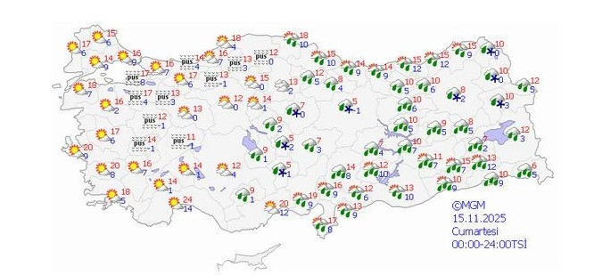 Meteoroloji 'Bu şehirler hazır olsun' dedi! Kar yağışına saatler kaldı - Resim : 1