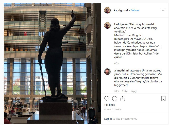 Kadri Gürsel yeniden cezaevine giriyor - Resim : 1