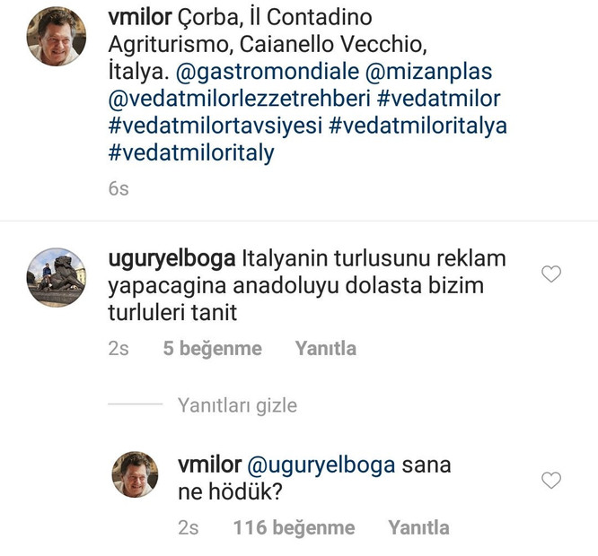 Vedat Milor’dan takipçisine çok sert tepki: Sana ne hödük? - Resim : 2