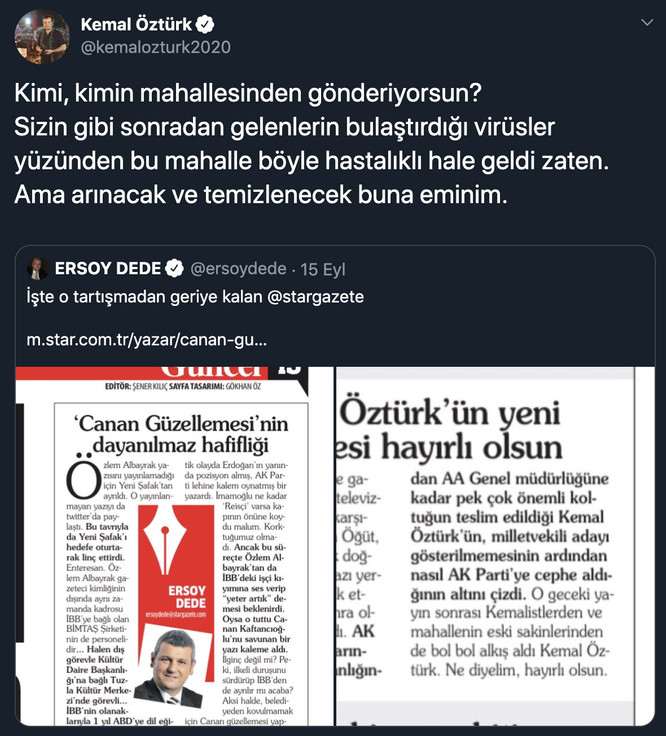 Ersoy Dede'den Kemal Öztürk'e virüs yanıtı!  Ben kovmuyorum, sen gidiyorsun! - Resim : 1